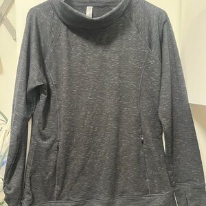 Kyodan Black/Gray Cowl Neck pullover!